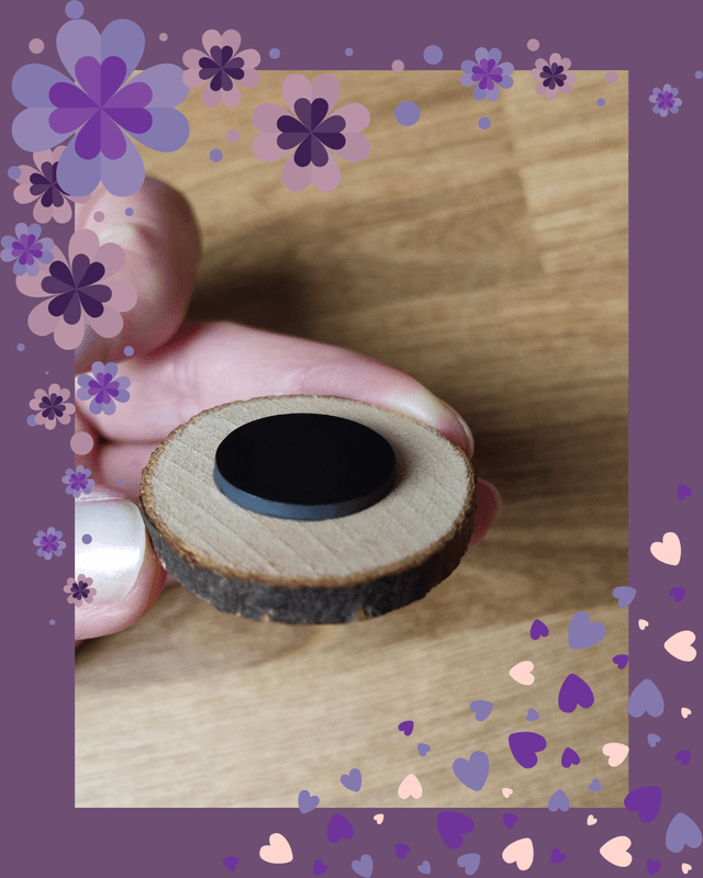 Trèfle à 4 cœurs, mauve